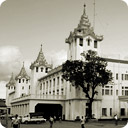 ミャンマーの古い建造物